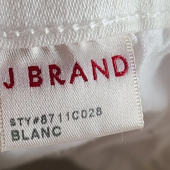 J Brand White Equestrian Like Ankle Skinny Jeans - Picture 3 of 5